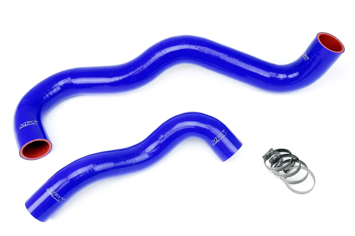 Hps Performance High Temp Reinforced Silicone Radiator Coolant Hose Kit, Blue, 57-1075-Blue 1