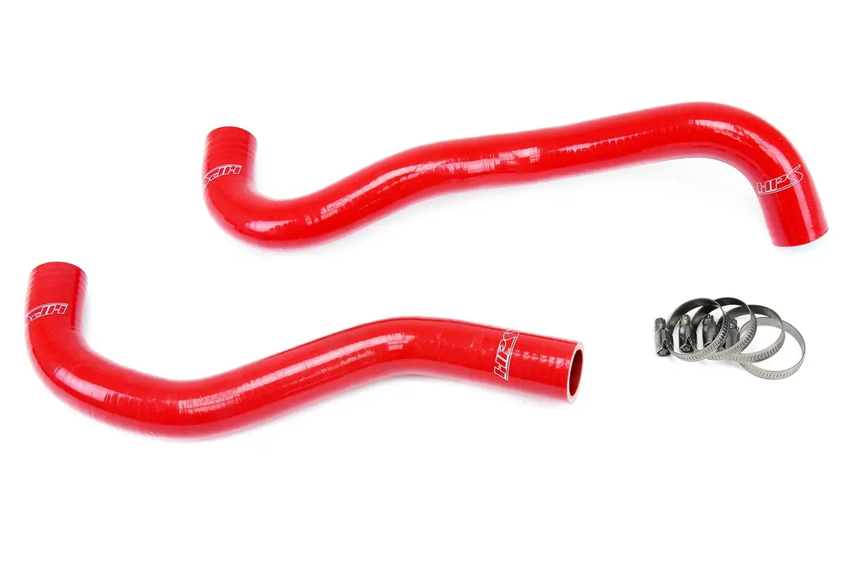 Hps Performance High Temp Reinforced Silicone Radiator Coolant Hose Kit, Red, 57-1199-Red 1