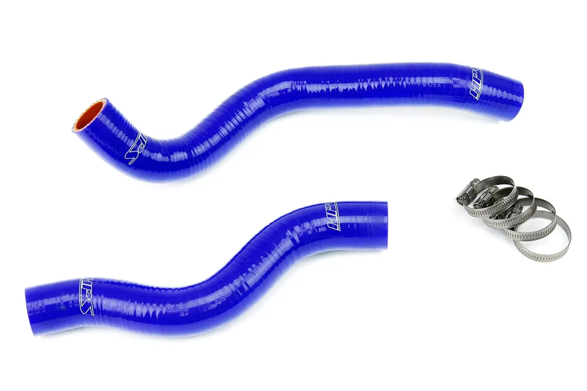 Hps Performance High Temp Reinforced Silicone Radiator Coolant Hose Kit, Blue, 57-1200-Blue 1