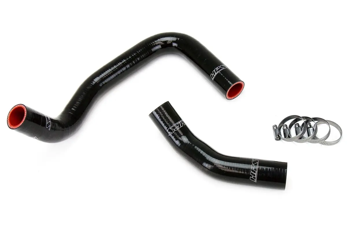 Hps Performance High Temp Reinforced Silicone Radiator Coolant Hose Kit, Black, 57-1202-Blk 1
