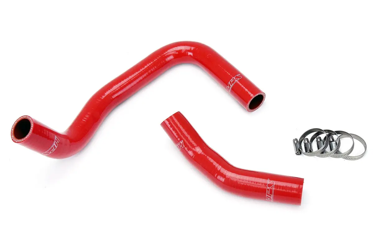 Hps Performance High Temp Reinforced Silicone Radiator Coolant Hose Kit, Red, 57-1202-Red 1