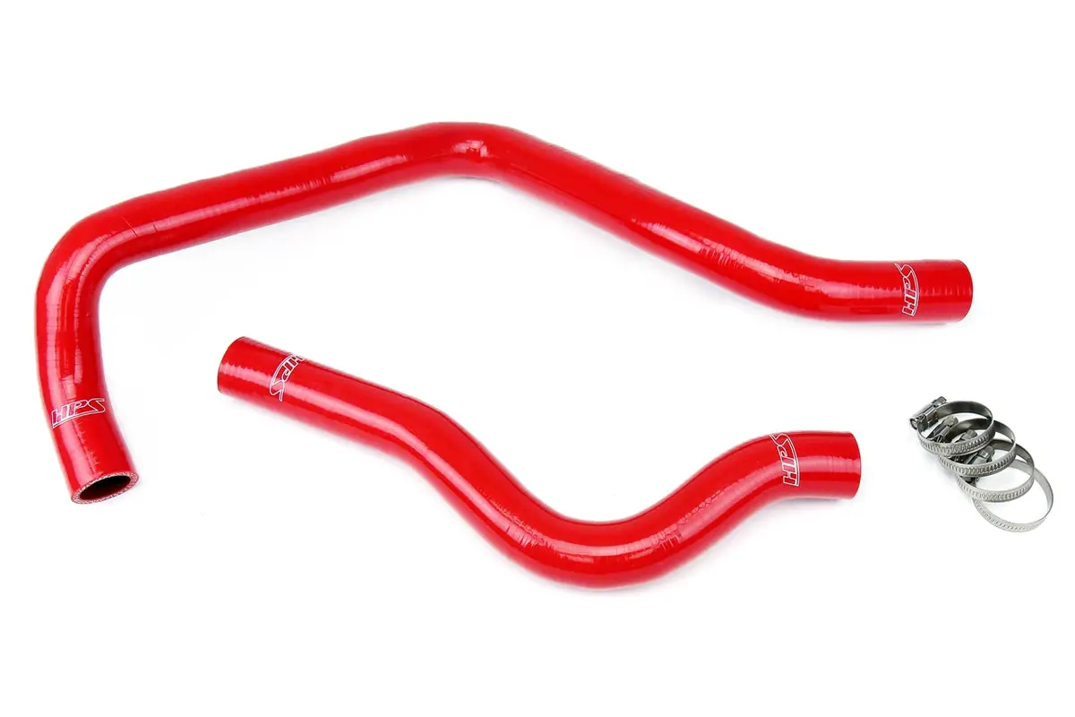 Hps Performance High Temp Reinforced Silicone Radiator Coolant Hose Kit, Red, 57-1207-Red 1