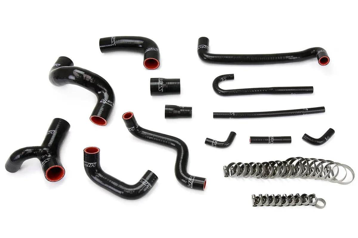Hps Performance High Temp Reinforced Silicone Radiator, Heater And Water Hose Coolant Hose Kit, Black, 57-1209-Blk 1