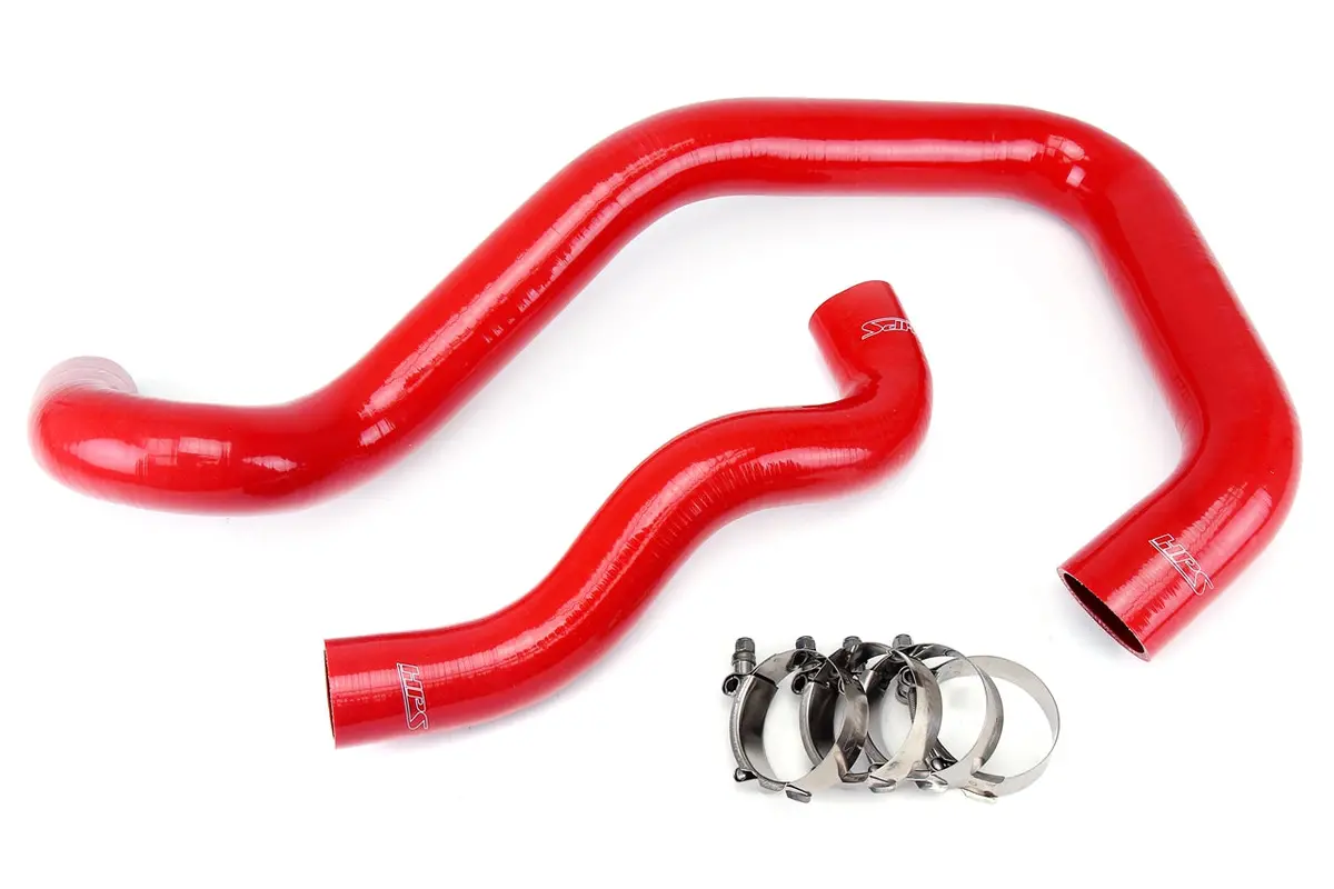 Hps Performance High Temp Reinforced Silicone Radiator Coolant Hose Kit, Red, 57-1214-Red 1