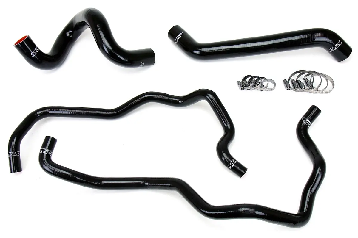 Hps Performance High Temp Reinforced Silicone Radiator And Heater Coolant Hose Kit, Black, 57-1220-Blk 1