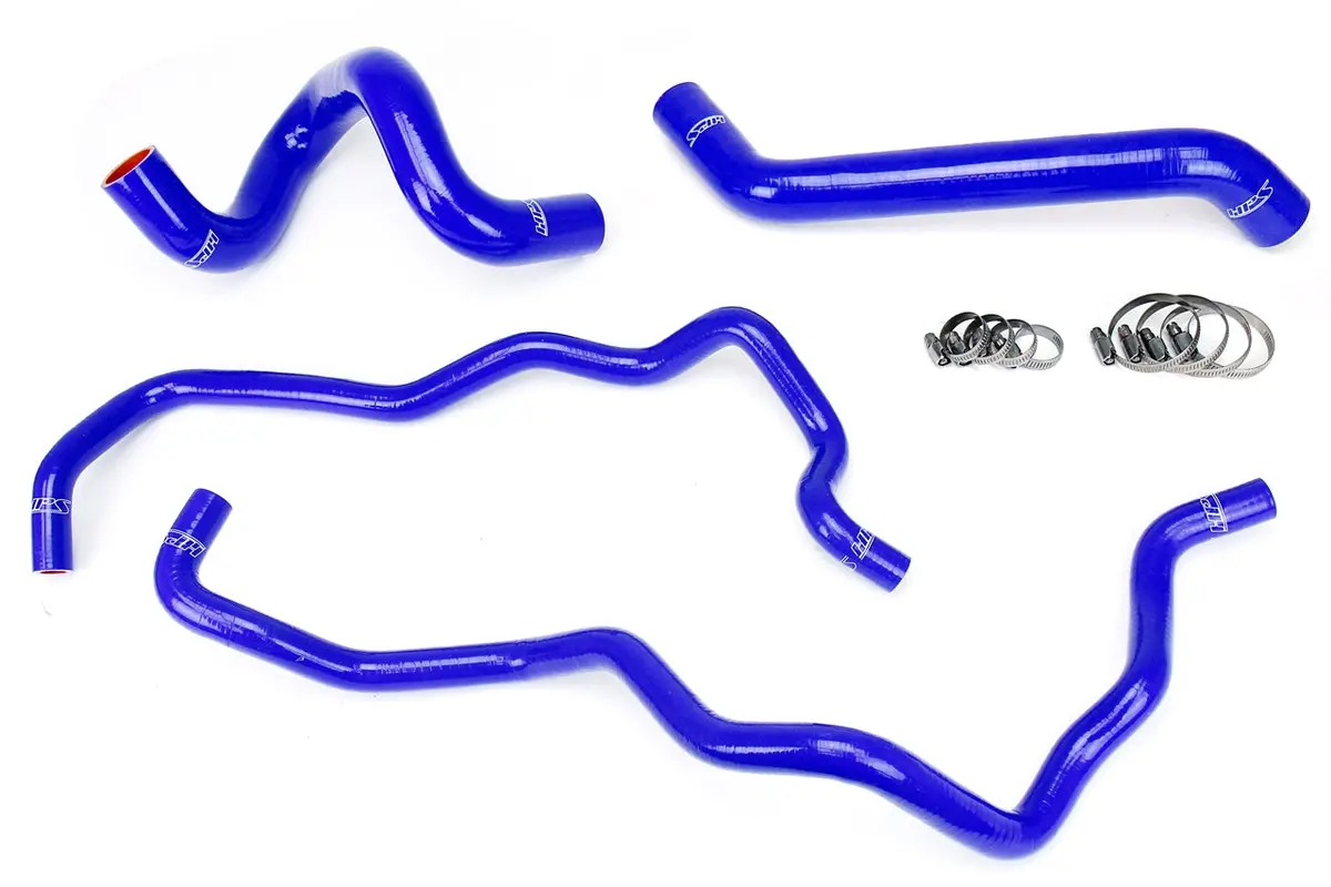 Hps Performance High Temp Reinforced Silicone Radiator And Heater Coolant Hose Kit, Blue, 57-1220-Blue 1