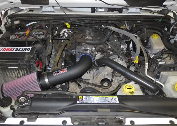 Hps Performance High Temp Reinforced Silicone Radiator Coolant Hose Kit, Black, 57-1220R-Blk 2