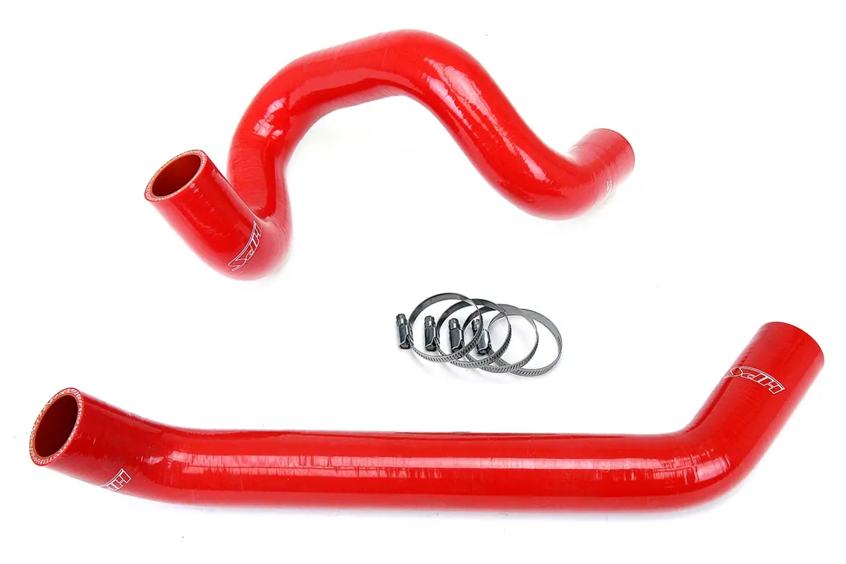Hps Performance High Temp Reinforced Silicone Radiator Coolant Hose Kit, Red, 57-1220R-Red 1