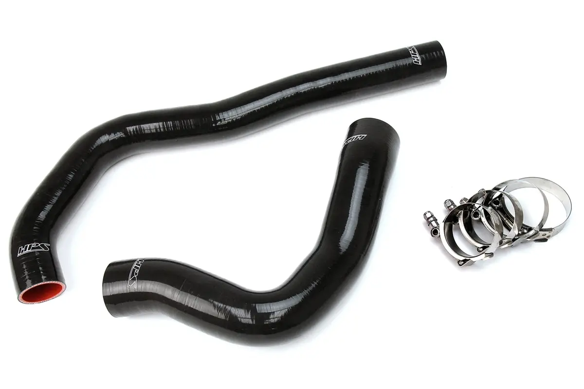 Hps Performance High Temp Reinforced Silicone Radiator Coolant Hose Kit, Black, 57-1222-Blk 1