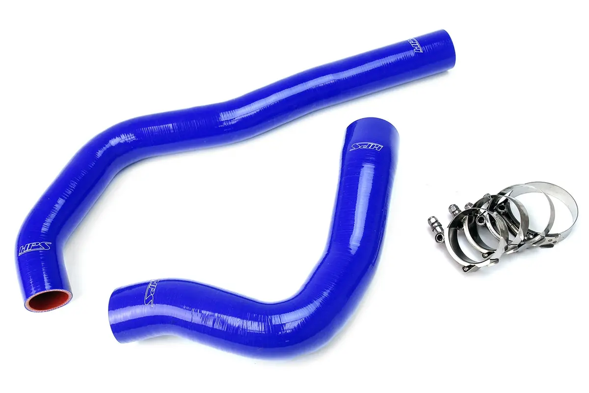 Hps Performance High Temp Reinforced Silicone Radiator Coolant Hose Kit, Blue, 57-1222-Blue 1