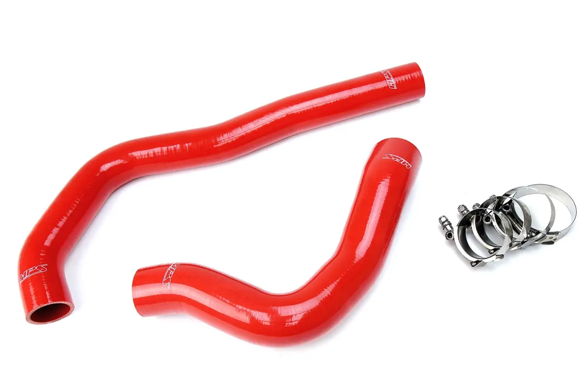 Hps Performance High Temp Reinforced Silicone Radiator Coolant Hose Kit, Red, 57-1222-Red 1