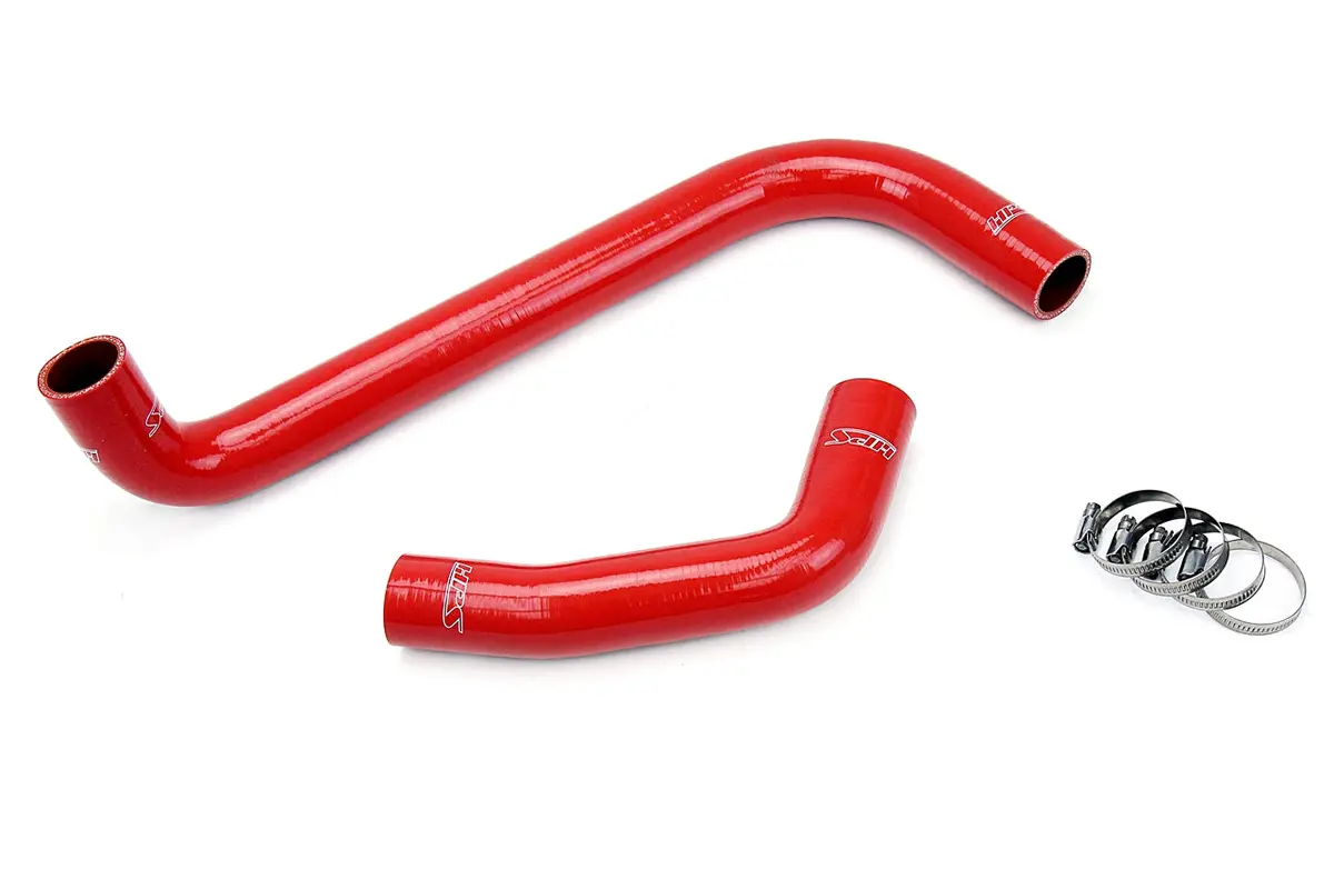 Hps Performance High Temp Reinforced Silicone Radiator Coolant Hose Kit, Red, 57-1224-Red 1