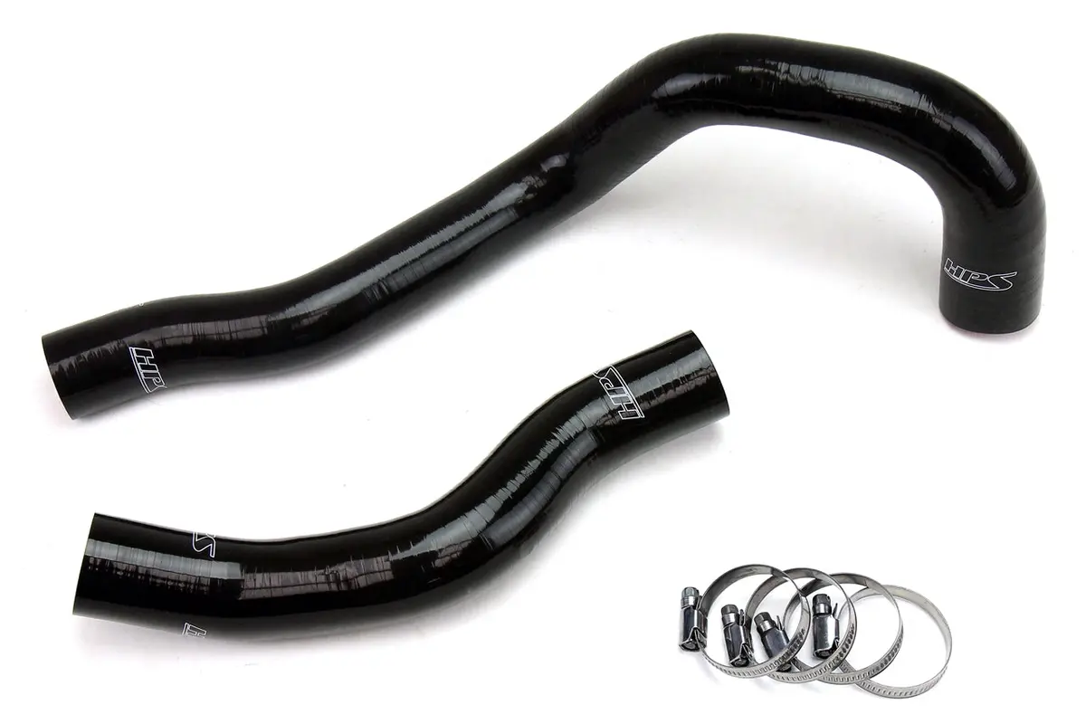 Hps Performance High Temp Reinforced Silicone Radiator Coolant Hose Kit, Black, 57-1225-Blk 1
