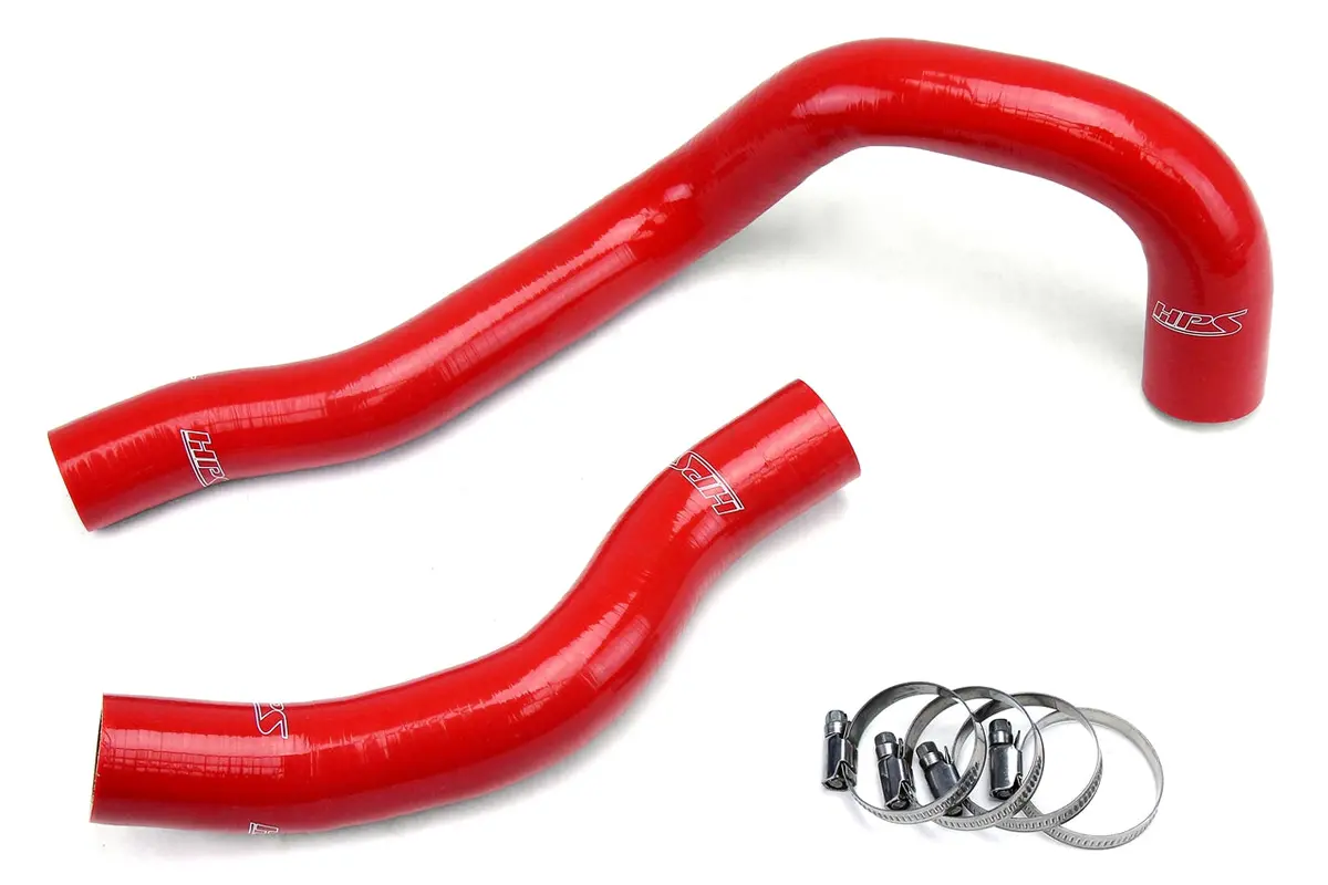 Hps Performance High Temp Reinforced Silicone Radiator Coolant Hose Kit, Red, 57-1225-Red 1