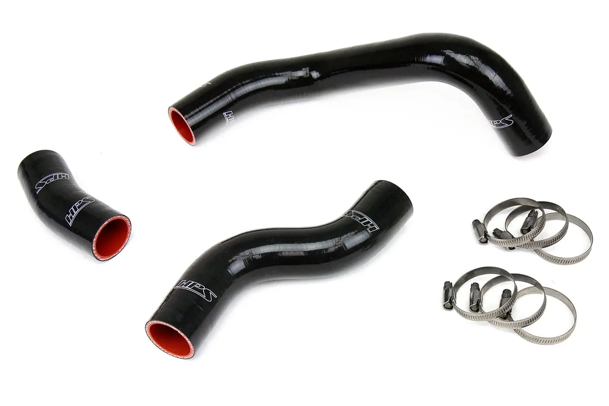 Hps Performance High Temp Reinforced Silicone Radiator Coolant Hose Kit, Black, 57-1226-Blk 1