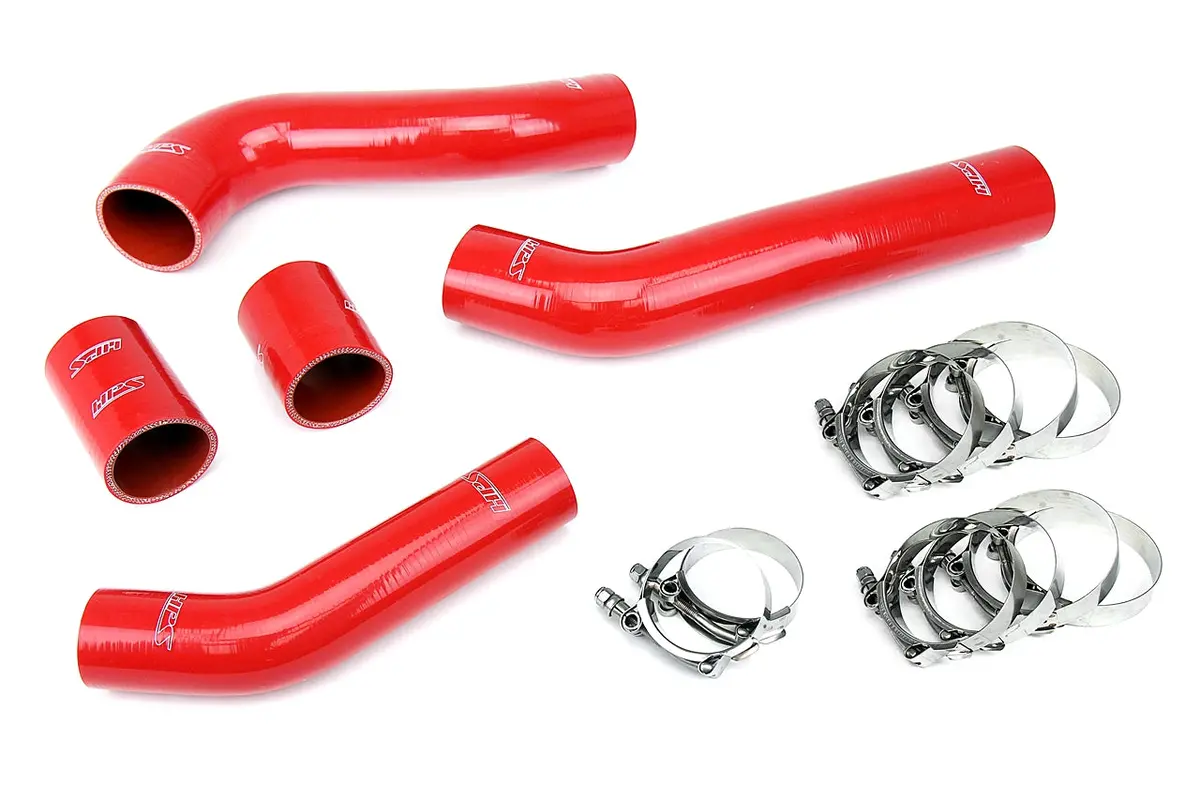Hps Performance High Temp Reinforced Silicone Intercooler Hose Boots Kit, Red, 57-1228-Red 1