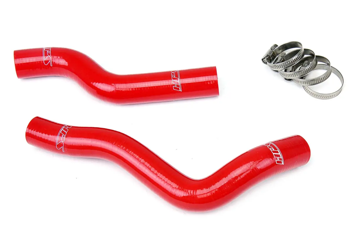 Hps Performance High Temp Reinforced Silicone Radiator Coolant Hose Kit, Red, 57-1229-Red 1