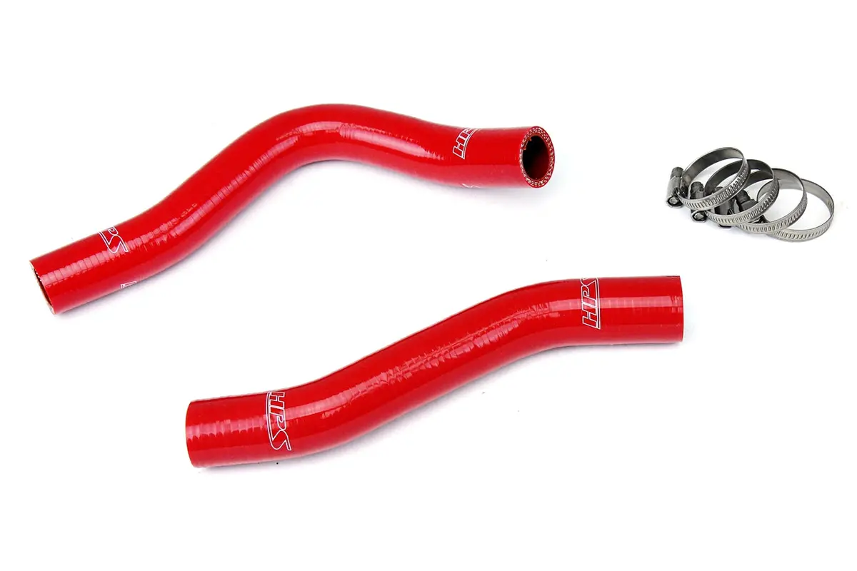 Hps Performance High Temp Reinforced Silicone Radiator Coolant Hose Kit, Red, 57-1230-Red 1