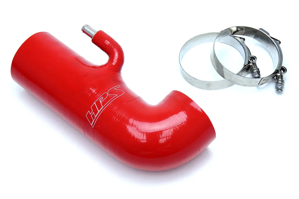 Hps Performance High Temp Reinforced Silicone Air Intake Hose Kit, Red, 57-1231-Red 1