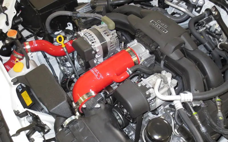 Hps Performance High Temp Reinforced Silicone Air Intake Hose Kit, Red, 57-1231-Red 2