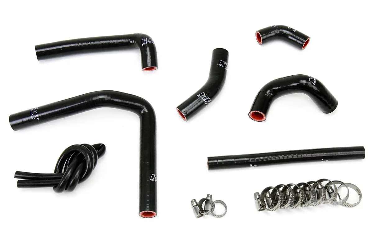 Hps Performance High Temp Reinforced Silicone Radiator Coolant Hose Kit, Black, 57-1233-Blk 1