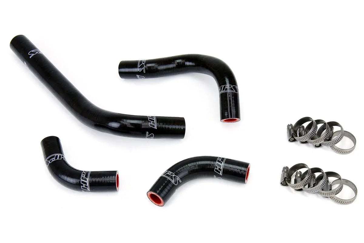 Hps Performance High Temp Reinforced Silicone Radiator Coolant Hose Kit, Black, 57-1234-Blk 1