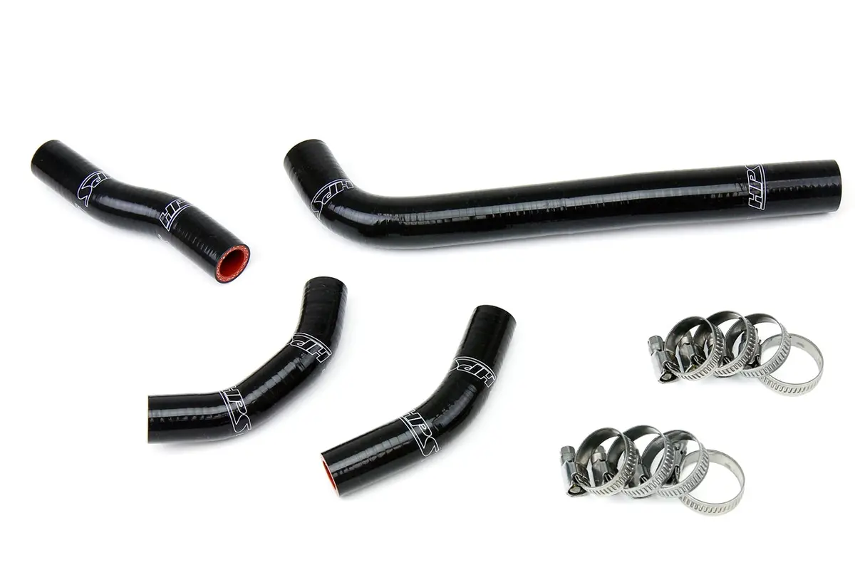 Hps Performance High Temp Reinforced Silicone Radiator Coolant Hose Kit, Black, 57-1235-Blk 1