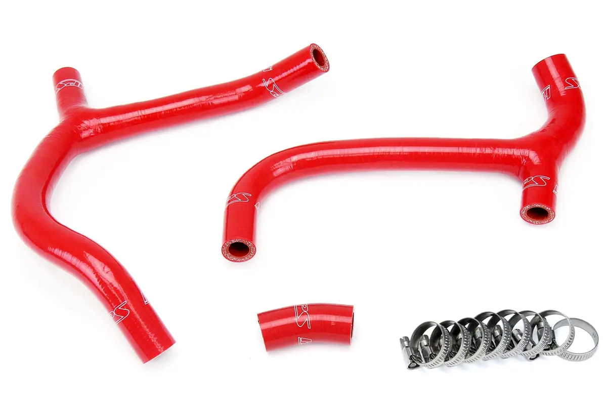 Hps Performance High Temp Reinforced Silicone Radiator Coolant Hose Kit, Red, 57-1236-Red 1