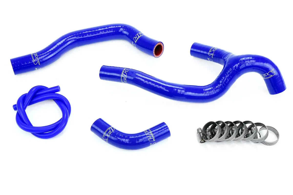 Hps Performance High Temp Reinforced Silicone Radiator Coolant Hose Kit, Blue, 57-1237-Blue 1
