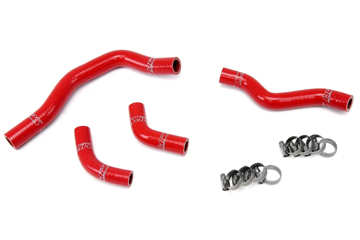 Hps Performance High Temp Reinforced Silicone Radiator Coolant Hose Kit, Red, 57-1239-Red 1