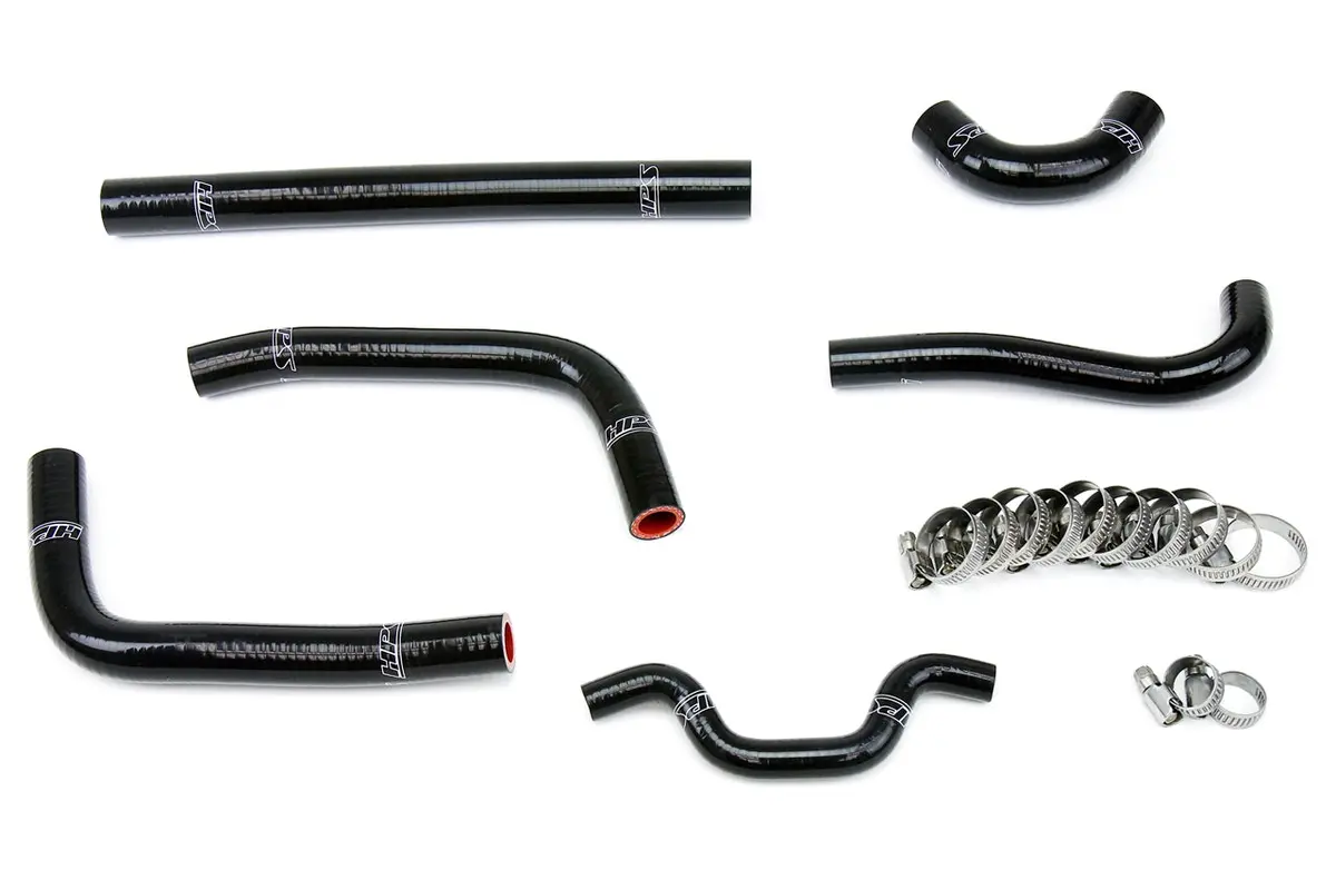 Hps Performance High Temp Reinforced Silicone Radiator Coolant Hose Kit, Black, 57-1241-Blk 1