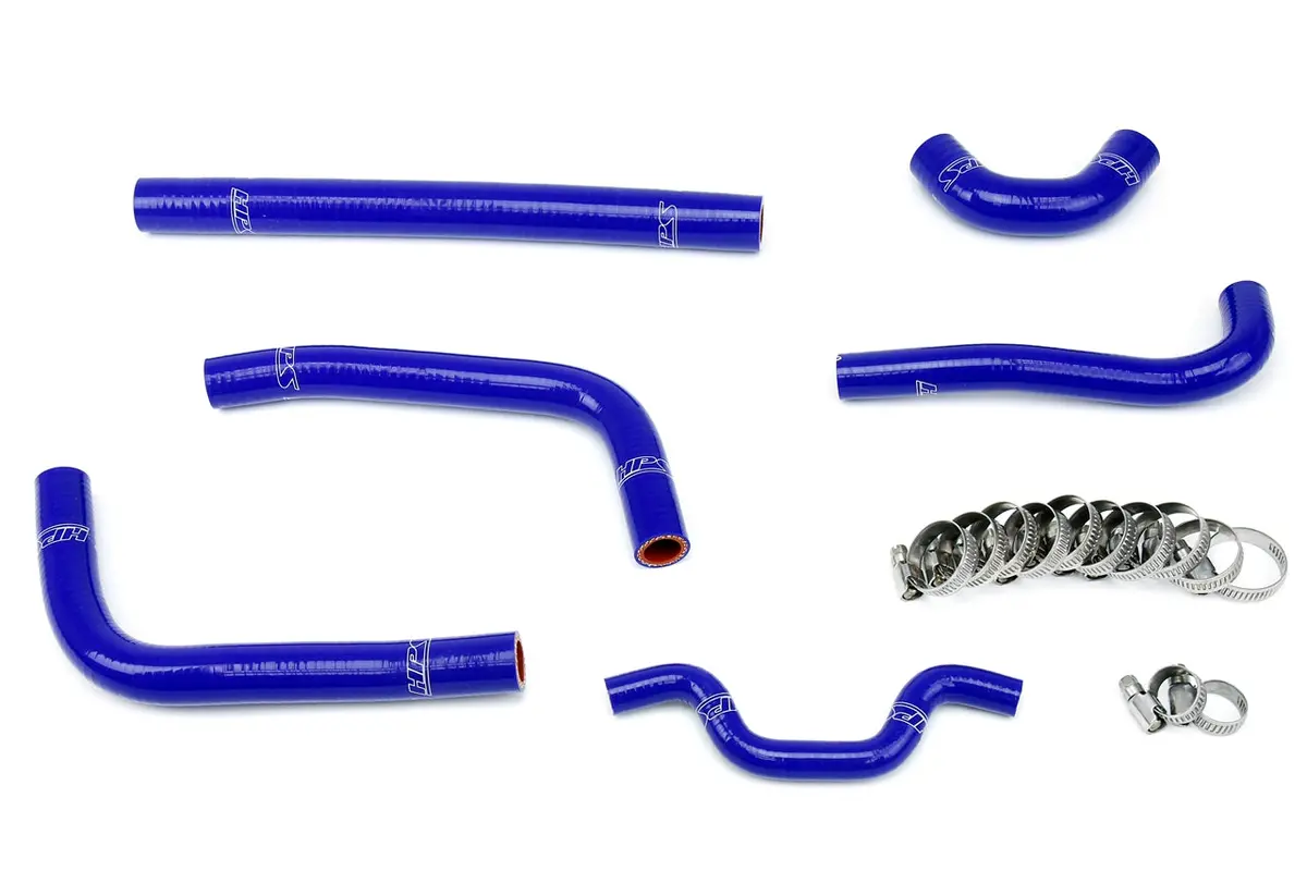 Hps Performance High Temp Reinforced Silicone Radiator Coolant Hose Kit, Blue, 57-1241-Blue 1