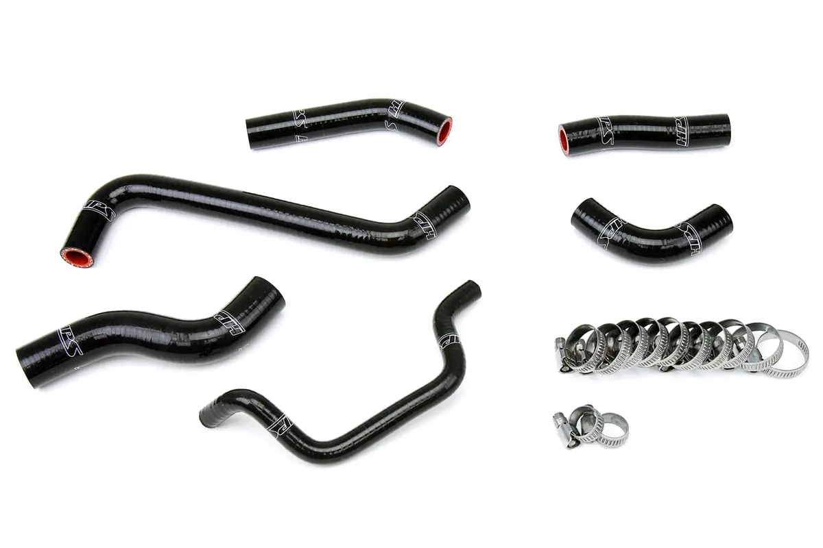 Hps Performance High Temp Reinforced Silicone Radiator Coolant Hose Kit, Black, 57-1242-Blk 1