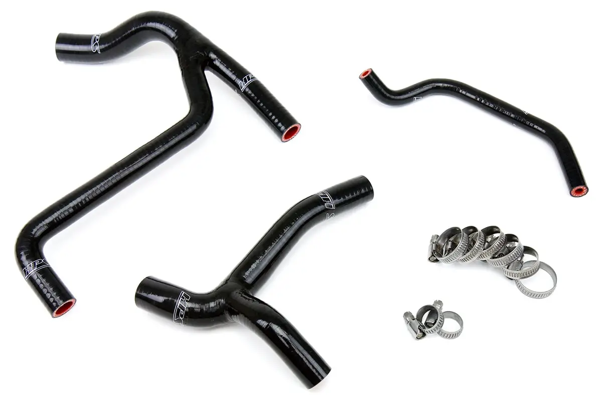 Hps Performance High Temp Reinforced Silicone Radiator Coolant Hose Kit, Black, 57-1243-Blk 1