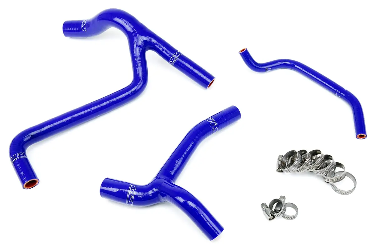Hps Performance High Temp Reinforced Silicone Radiator Coolant Hose Kit, Blue, 57-1243-Blue 1