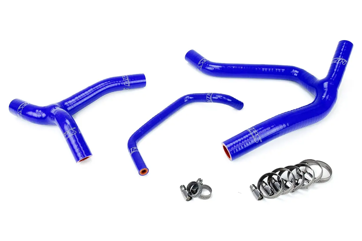 Hps Performance High Temp Reinforced Silicone Radiator Coolant Hose Kit, Blue, 57-1244-Blue 1