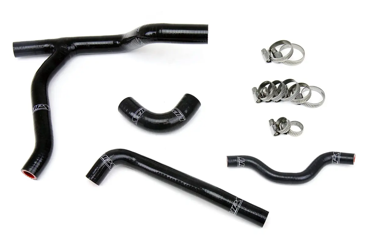 Hps Performance High Temp Reinforced Silicone Radiator Coolant Hose Kit, Black, 57-1245-Blk 1