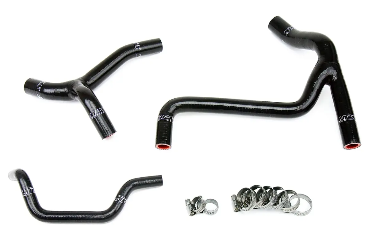 Hps Performance High Temp Reinforced Silicone Radiator Coolant Hose Kit, Black, 57-1246-Blk 1