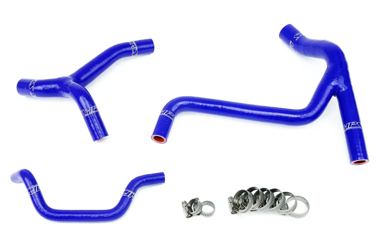 Hps Performance High Temp Reinforced Silicone Radiator Coolant Hose Kit, Blue, 57-1246-Blue 1