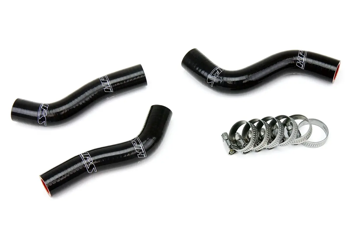 Hps Performance High Temp Reinforced Silicone Radiator Coolant Hose Kit, Black, 57-1248-Blk 1