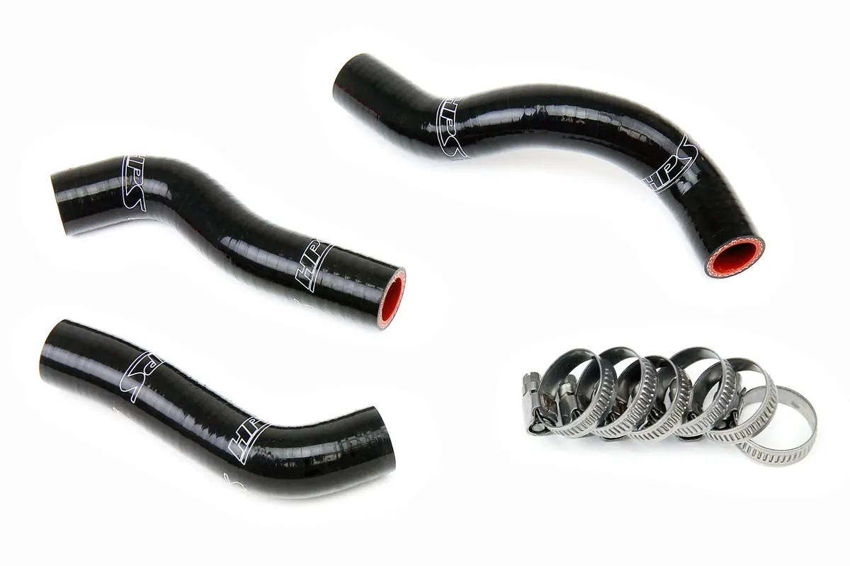 Hps Performance High Temp Reinforced Silicone Radiator Coolant Hose Kit, Black, 57-1249-Blk 1