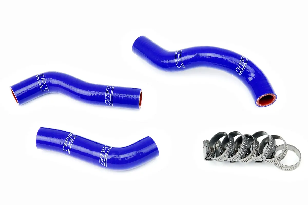 Hps Performance High Temp Reinforced Silicone Radiator Coolant Hose Kit, Blue, 57-1249-Blue 1