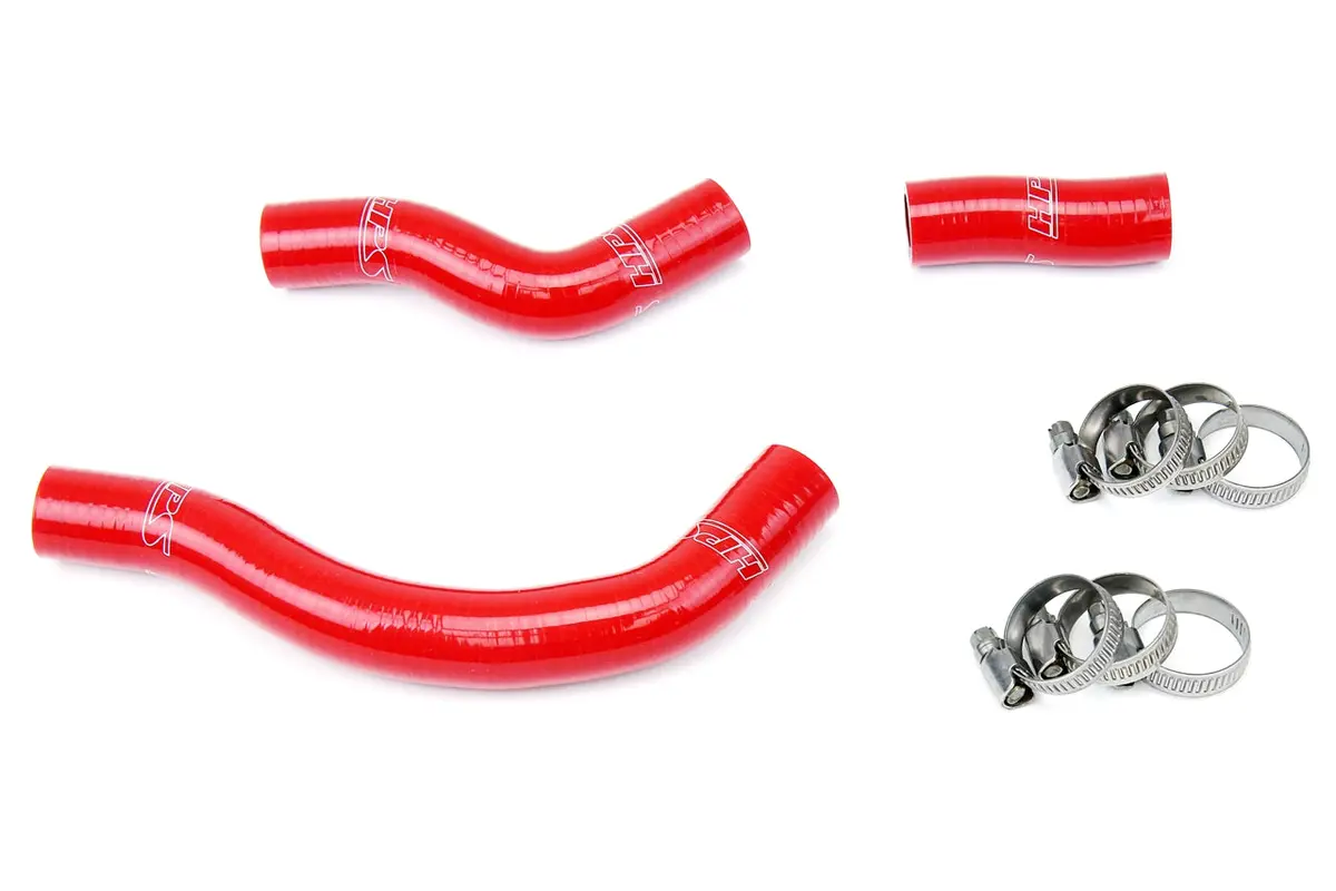 Hps Performance High Temp Reinforced Silicone Radiator Coolant Hose Kit, Red, 57-1250-Red 1