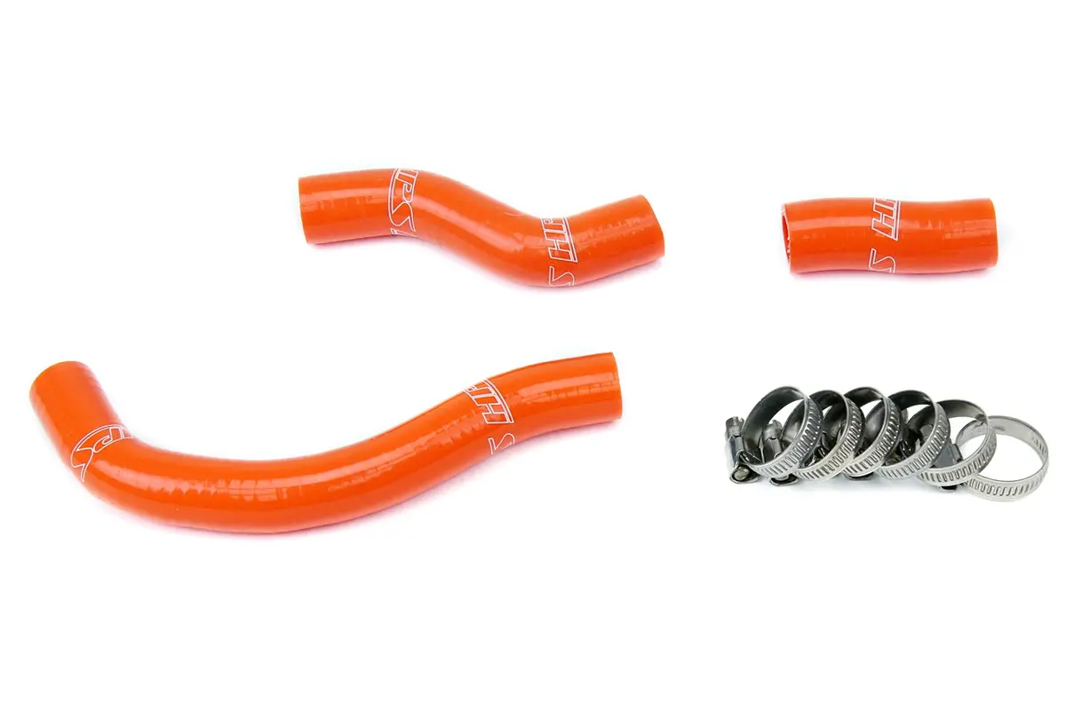 Hps Performance High Temp Reinforced Silicone Radiator Coolant Hose Kit, Orange, 57-1251-Org 1