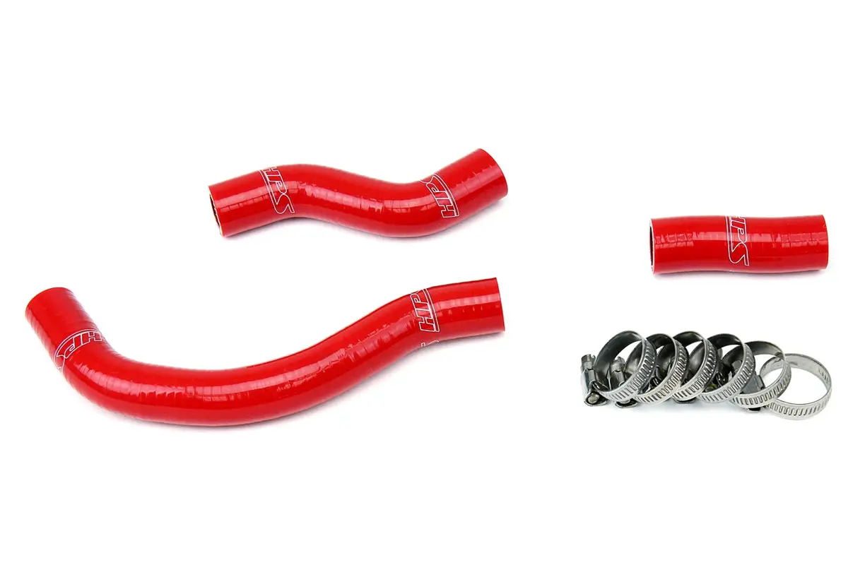 Hps Performance High Temp Reinforced Silicone Radiator Coolant Hose Kit, Red, 57-1251-Red 1