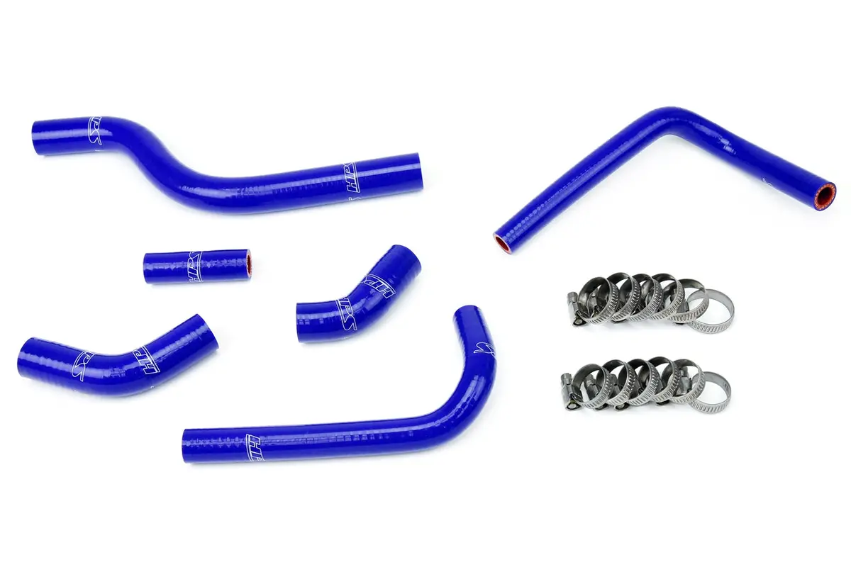 Hps Performance High Temp Reinforced Silicone Radiator Coolant Hose Kit, Blue, 57-1252-Blue 1
