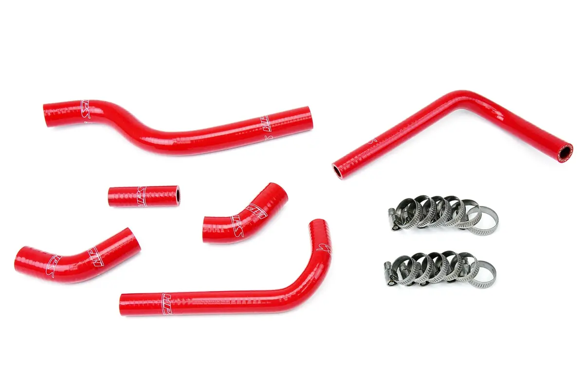 Hps Performance High Temp Reinforced Silicone Radiator Coolant Hose Kit, Red, 57-1252-Red 1