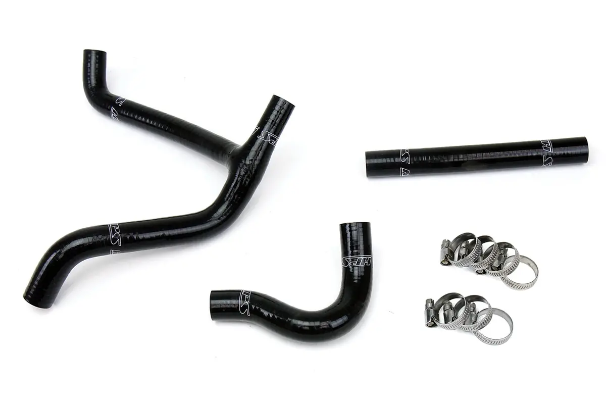 Hps Performance High Temp Reinforced Silicone Radiator Coolant Hose Kit, Black, 57-1253-Blk 1
