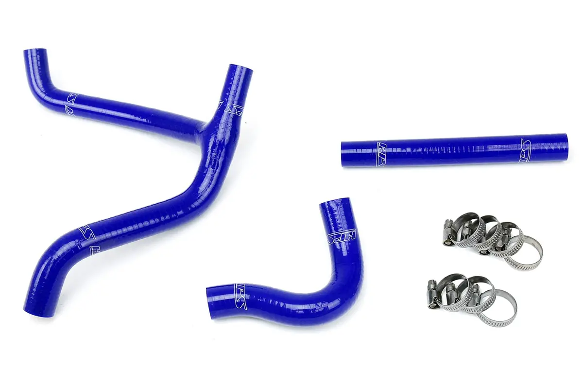 Hps Performance High Temp Reinforced Silicone Radiator Coolant Hose Kit, Blue, 57-1253-Blue 1