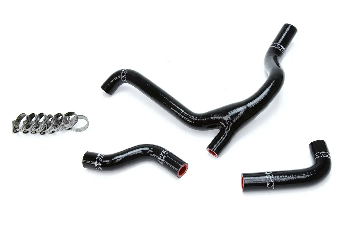 Hps Performance High Temp Reinforced Silicone Radiator Coolant Hose Kit, Black, 57-1254-Blk 1